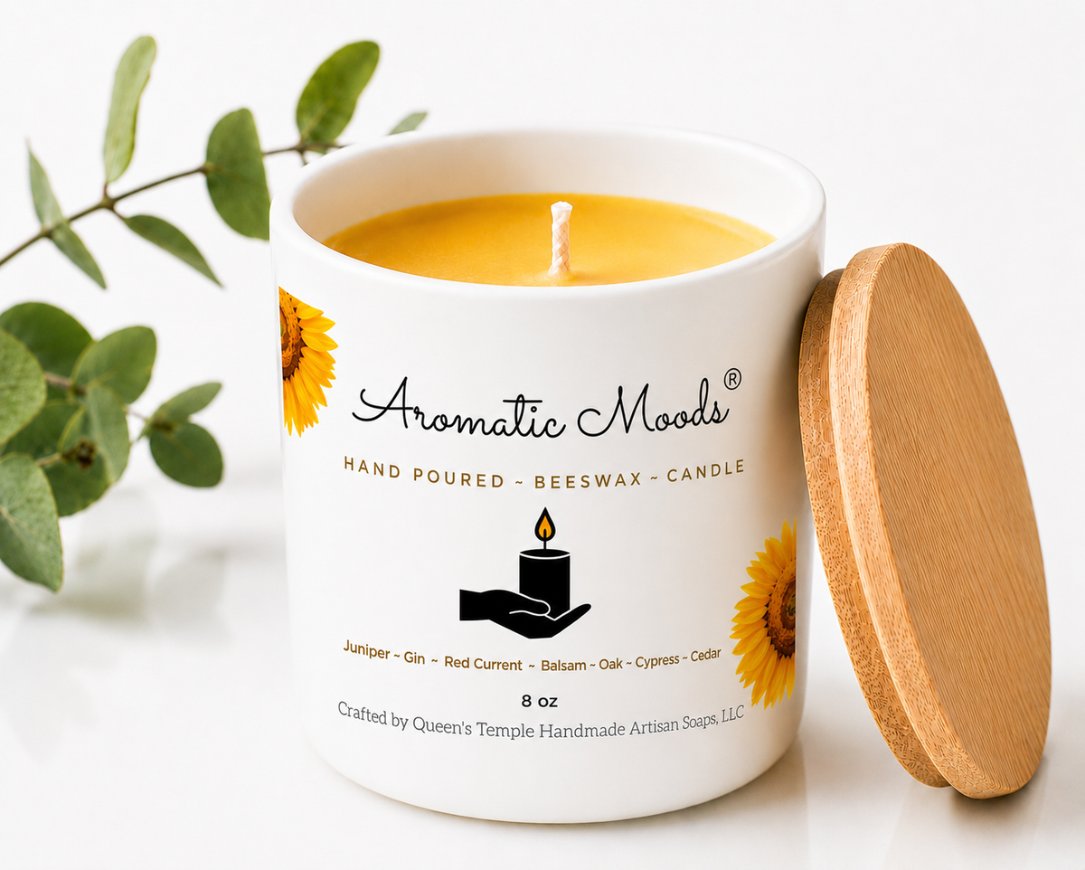 100% Beeswax Candle 8 oz.