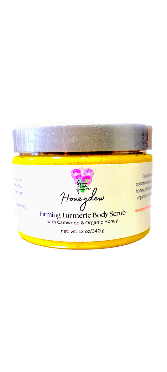 Honeydew Firming Turmeric Body Scrub 12 oz.