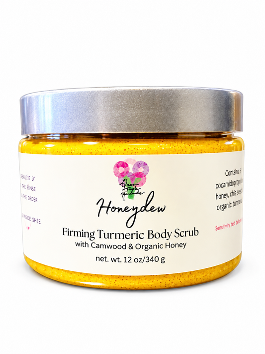 Honeydew Firming Turmeric Body Scrub 12 oz.